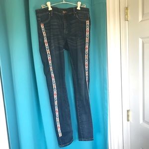 BlankNYC Beaded Tribal Jeans